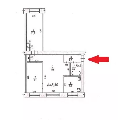 3-к кв. Хабаровский край, Хабаровск Красная Речка мкр, ул. ... - Фото 2