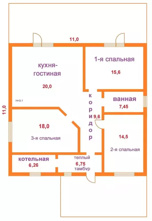 Дом в Свердловская область, Белоярский муниципальный округ, Чистые ... - Фото 2