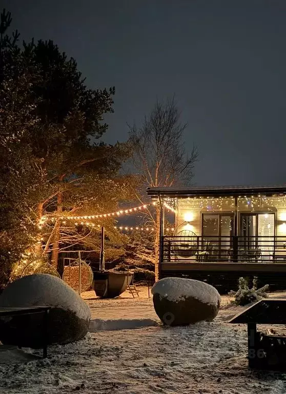 Дом в Ленинградская область, Приозерский район, Сосновское с/пос, ... - Фото 1