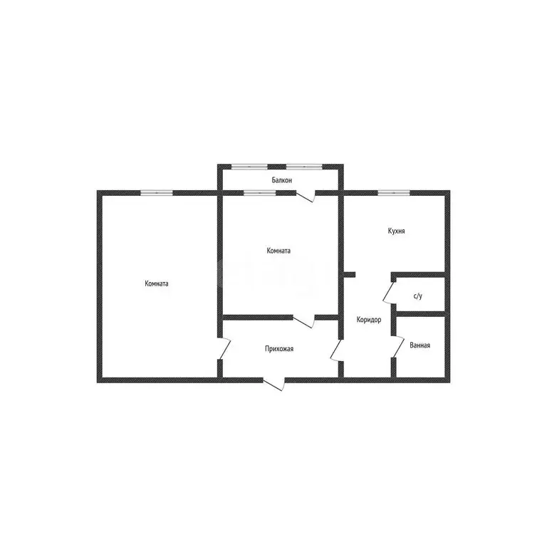 2-комнатная квартира: Белгородская область, Яковлевский муниципальный ... - Фото 1