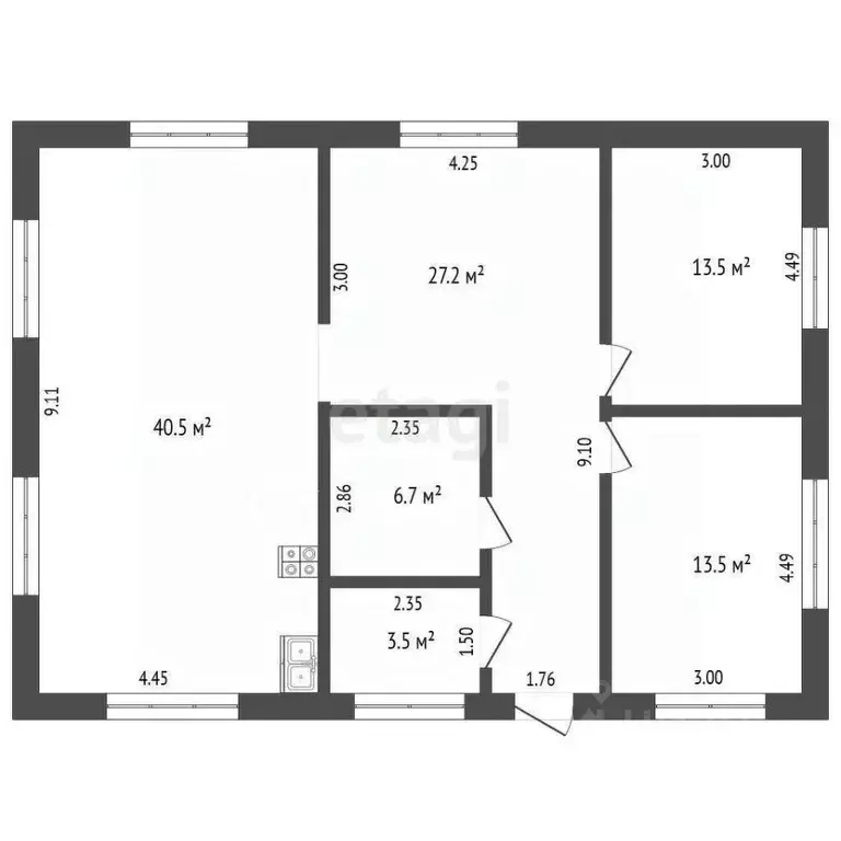 Дом в Тюменская область, Тюмень Царево СНТ,  (111 м) - Фото 2