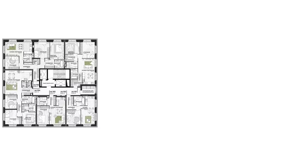 1-комнатная квартира: Самара, Парковый переулок (48.6 м) - Фото 2