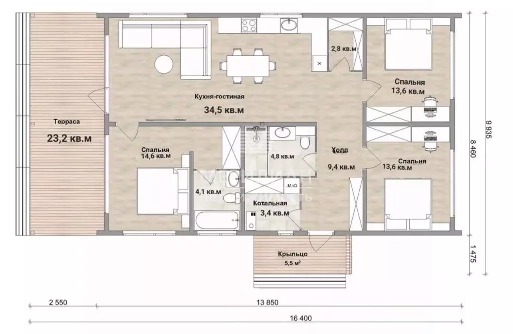 Коттедж в Нижегородская область, Городецкий муниципальный округ, д. ... - Фото 2