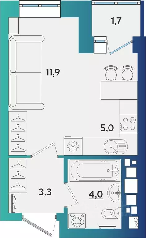 Студия Удмуртия, Ижевск Культбаза жилрайон, 10-й мкр, Васнецово жилой ... - Фото 1