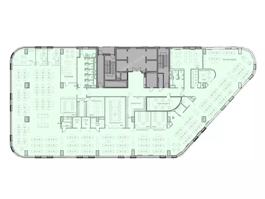 Офис в Москва ул. Двинцев, 12к1А (1269 м) - Фото 2