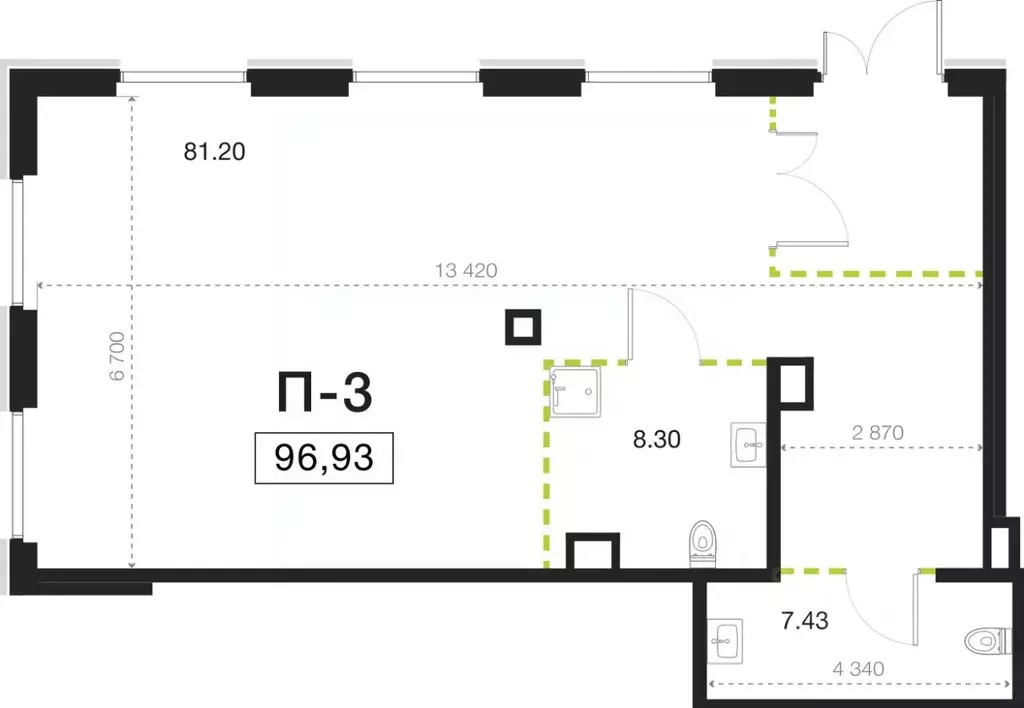Помещение свободного назначения в Санкт-Петербург Легенда ... - Фото 1