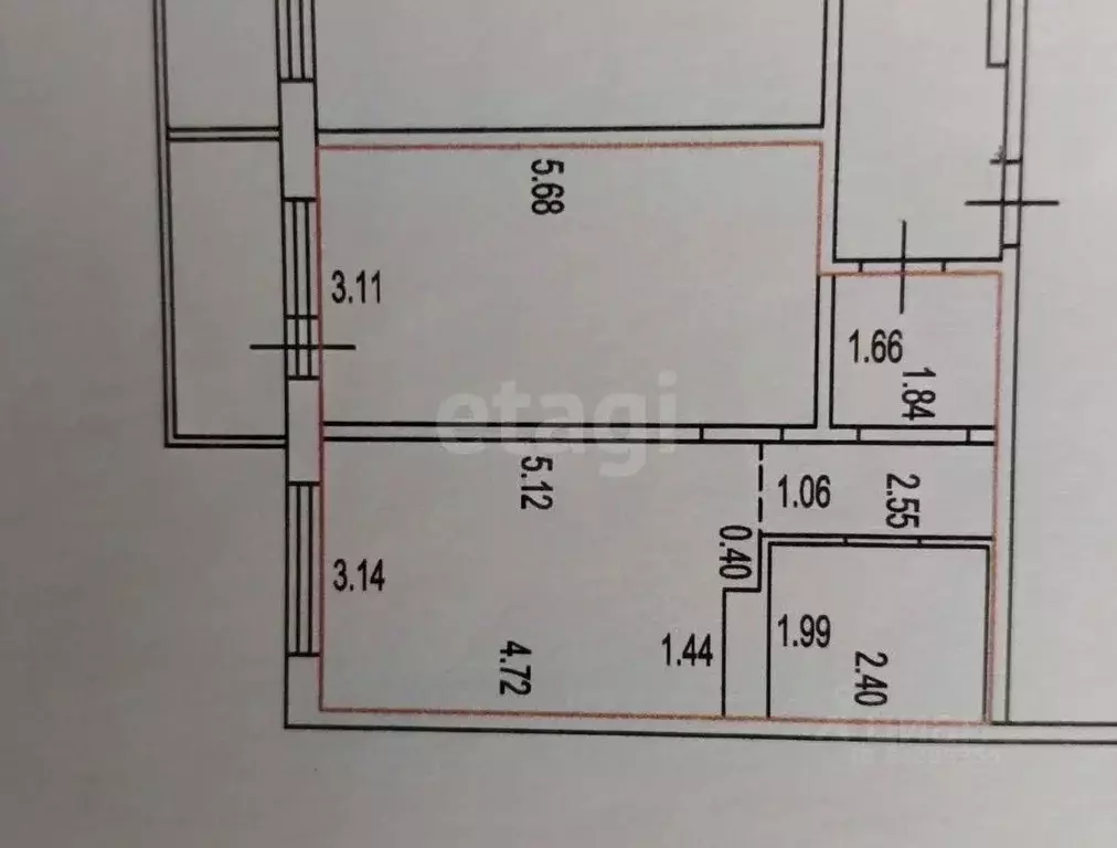 2-к кв. Алтайский край, Барнаул ул. Сергея Ускова, 25 (43.9 м) - Фото 2