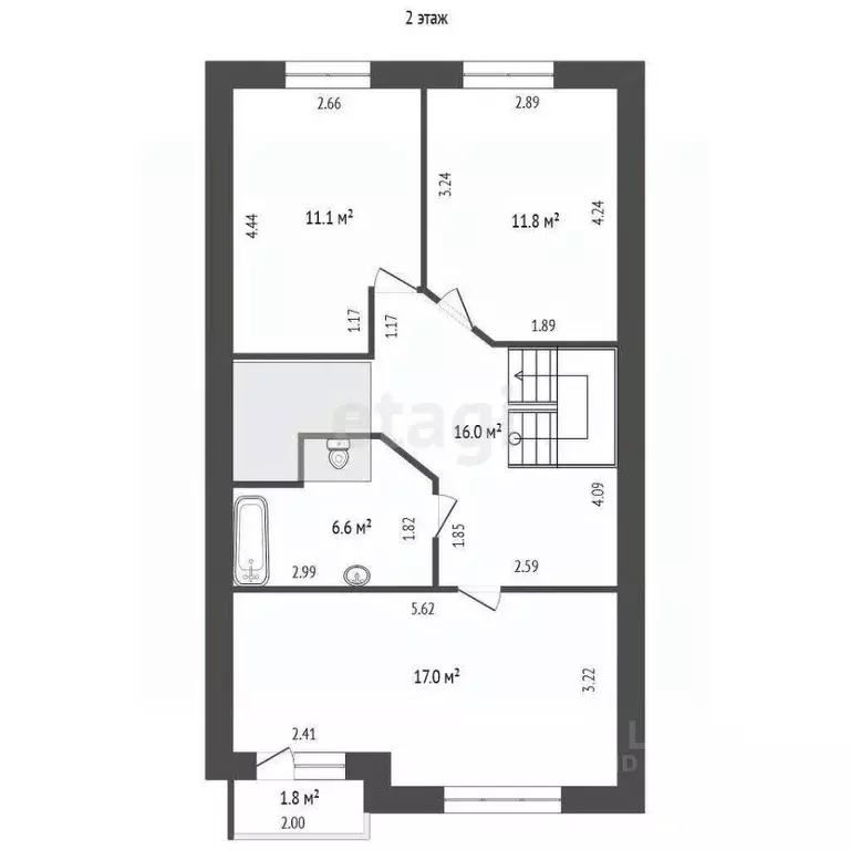 Таунхаус в Пермский край, Пермь ул. Труда, 13 (110 м) - Фото 1