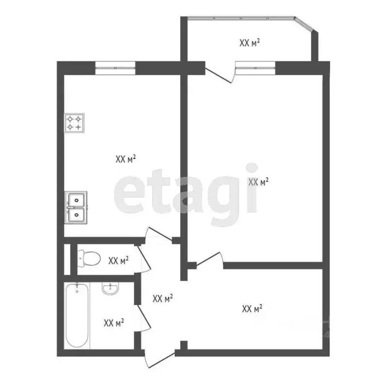 1-к кв. Тюменская область, Тюмень Широтная ул., 126к1 (44.9 м) - Фото 2