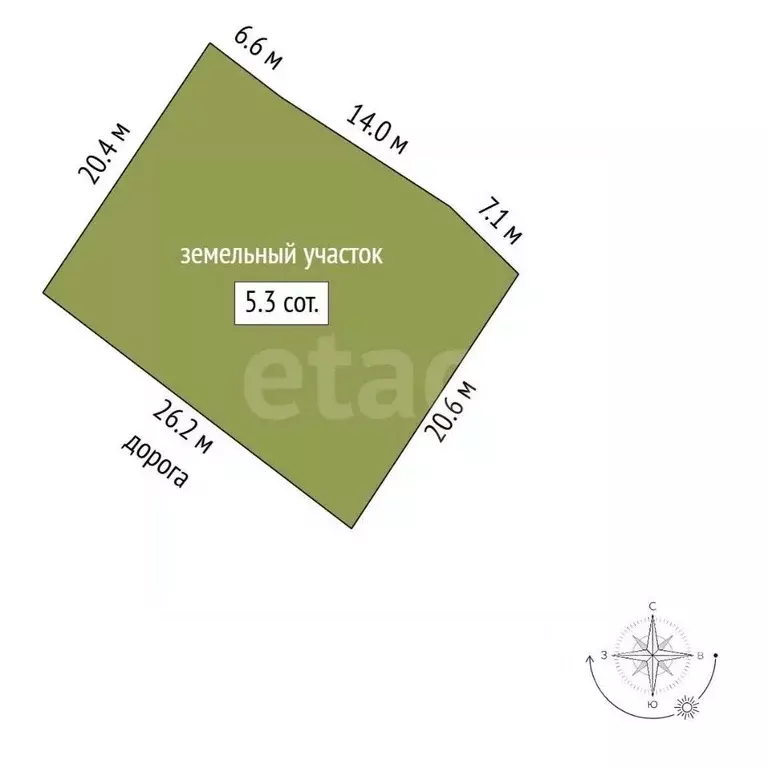 Участок в Севастополь Ветеран-2 садоводческое товарищество,  (5.32 ... - Фото 1