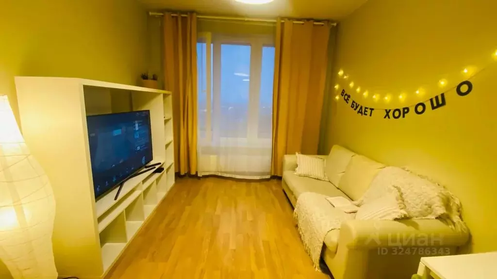 1-к кв. Санкт-Петербург ул. Оптиков, 34К1 (37.0 м) - Фото 2