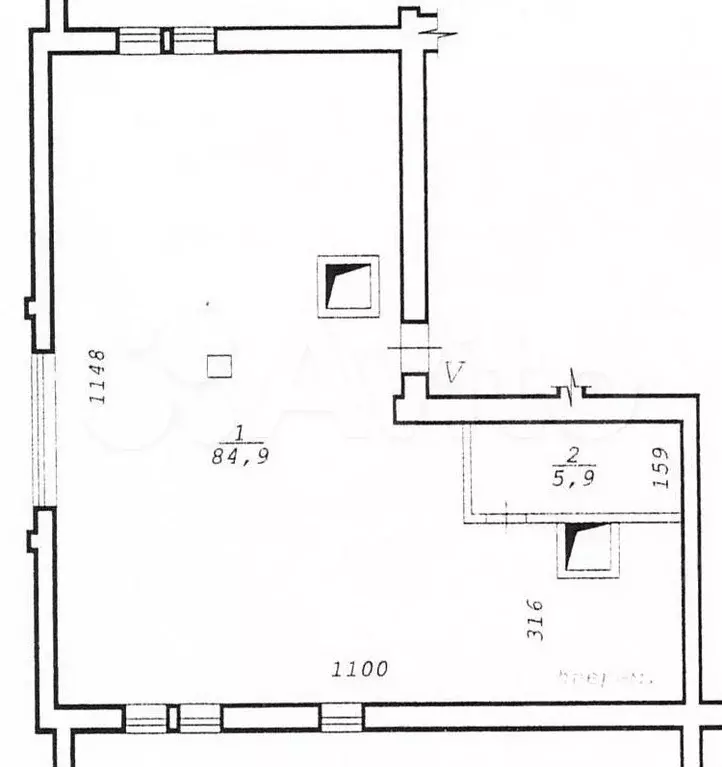 Офис, 90.8 м - Фото 1