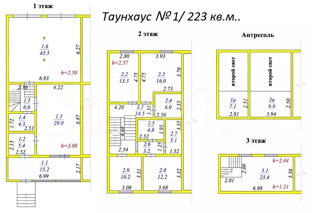 Таунхаус 190 м на участке 3 сот. - Фото 0