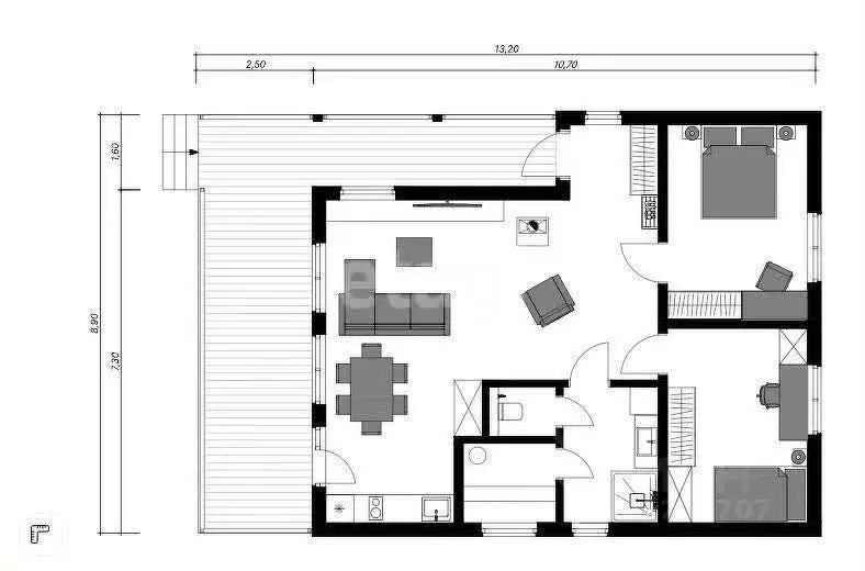 Дом в Курская область, Курск ул. Мурманская, 26 (70 м) - Фото 2