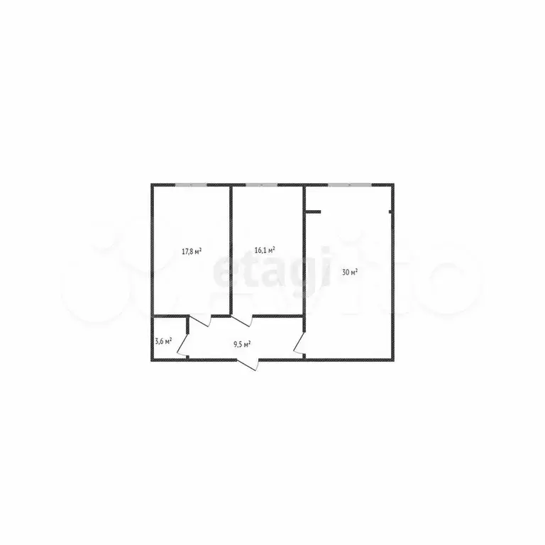 2-к. квартира, 78 м, 5/11 эт. - Фото 0