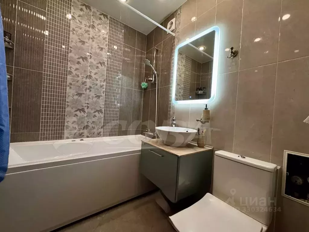 2-к кв. Тюменская область, Тюмень Полевая ул., 105к2 (62.2 м) - Фото 2