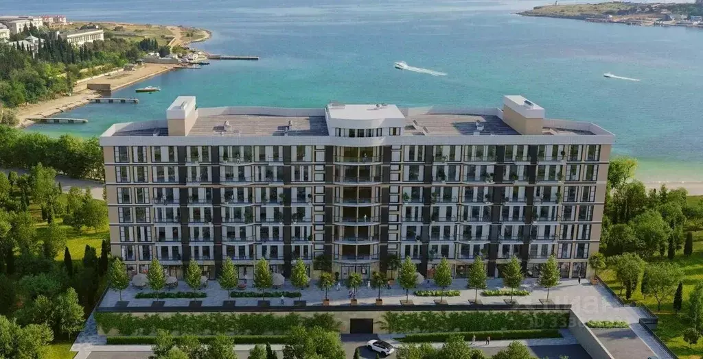 Студия Севастополь ул. Пляж Омега, 39с1 (58.0 м) - Фото 1