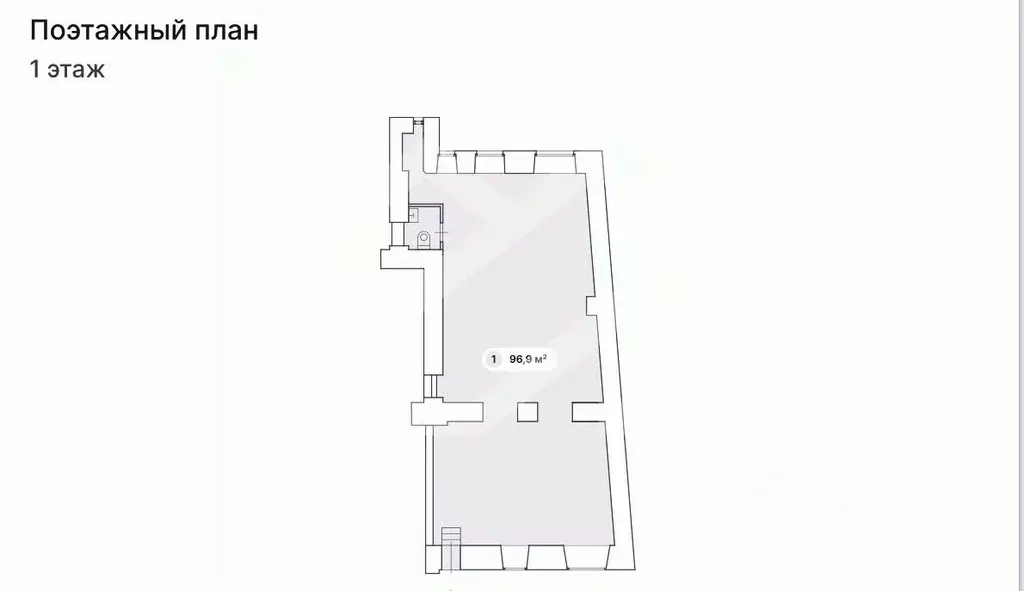 Помещение свободного назначения в Москва Малая Бронная ул., 4 (97 м) - Фото 2