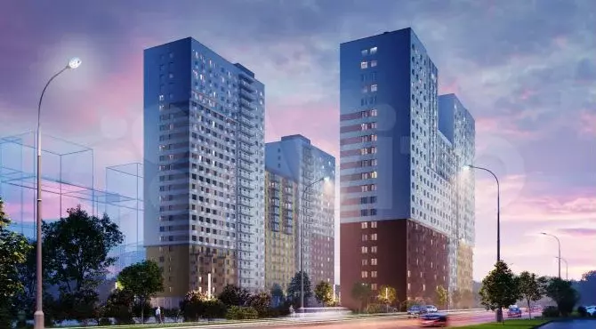 3-к. квартира, 69,7 м, 18/23 эт. - Фото 1