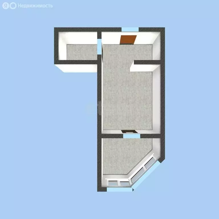 1-комнатная квартира: Геленджик, Туристическая улица, 3к1 (40 м) - Фото 1