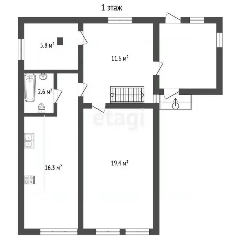 Дом в Тюменская область, Тюмень Трактовая ул. (113 м) - Фото 2
