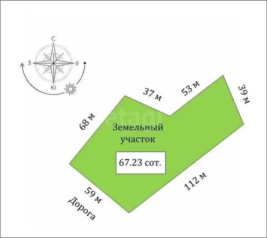 Участок в Крым, Кировский район, Первомайское с/пос, Заря СНТ пер. ... - Фото 2