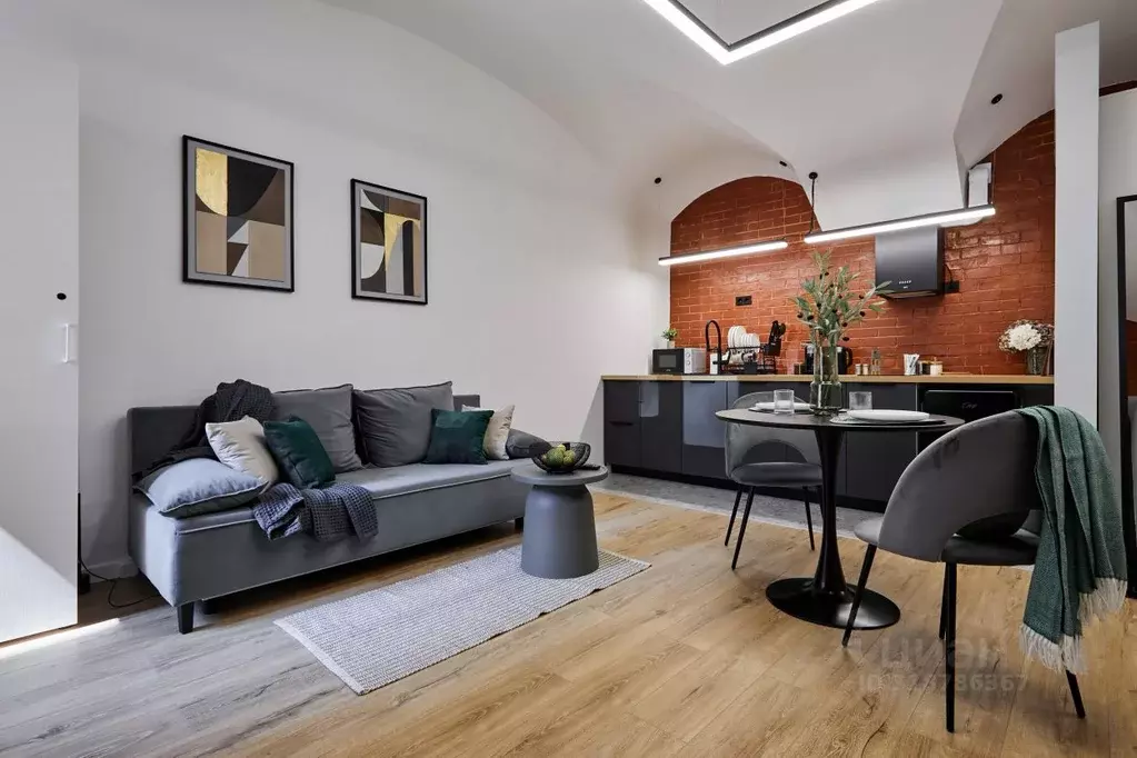 Студия Санкт-Петербург наб. Реки Фонтанки, 129 (38.0 м) - Фото 1