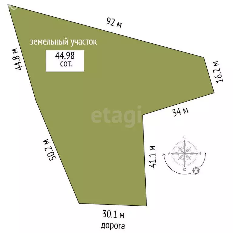 Участок в Республика Крым, Феодосия (44.98 м) - Фото 1