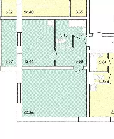 1-комнатная квартира: Челябинск, Омская улица, 10 (51 м) - Фото 1