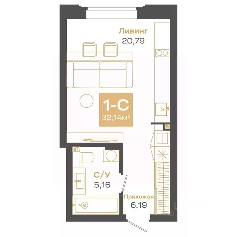 1-к кв. Новосибирская область, Новосибирск Академгородок мкр, ул. Мусы ... - Фото 1