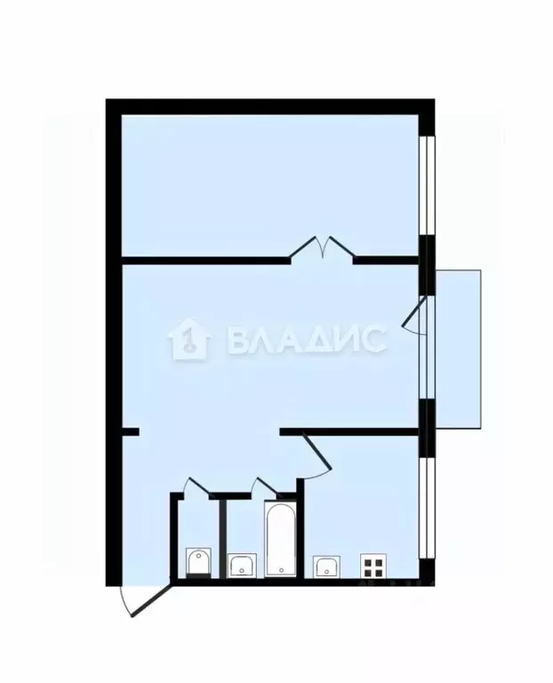 2-к кв. Владимирская область, Владимир ул. Сурикова, 22 (46.0 м) - Фото 1