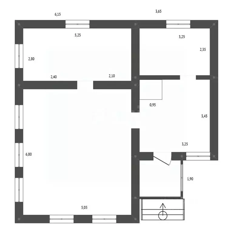 Дом в Амурская область, Серышевский муниципальный округ, с. Томское ... - Фото 2