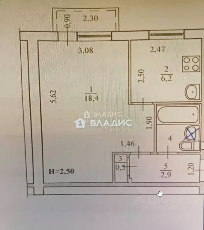 1-к кв. Волгоградская область, Волгоград ул. Генерала Штеменко, 4 ... - Фото 2