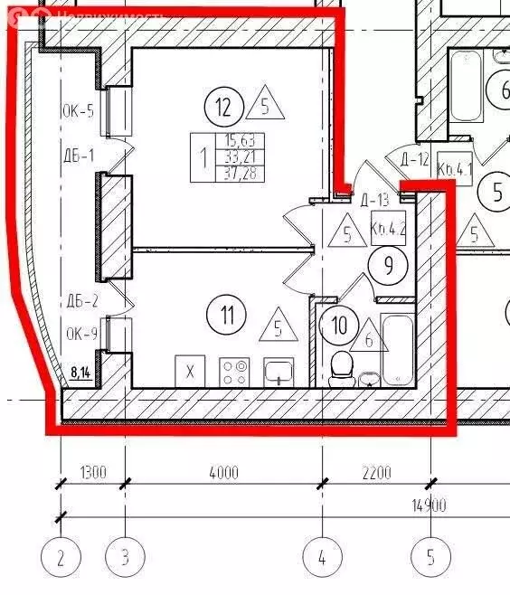 3-комнатная квартира: Самара, Московское шоссе, 18-й километр, 7А (80 ... - Фото 1