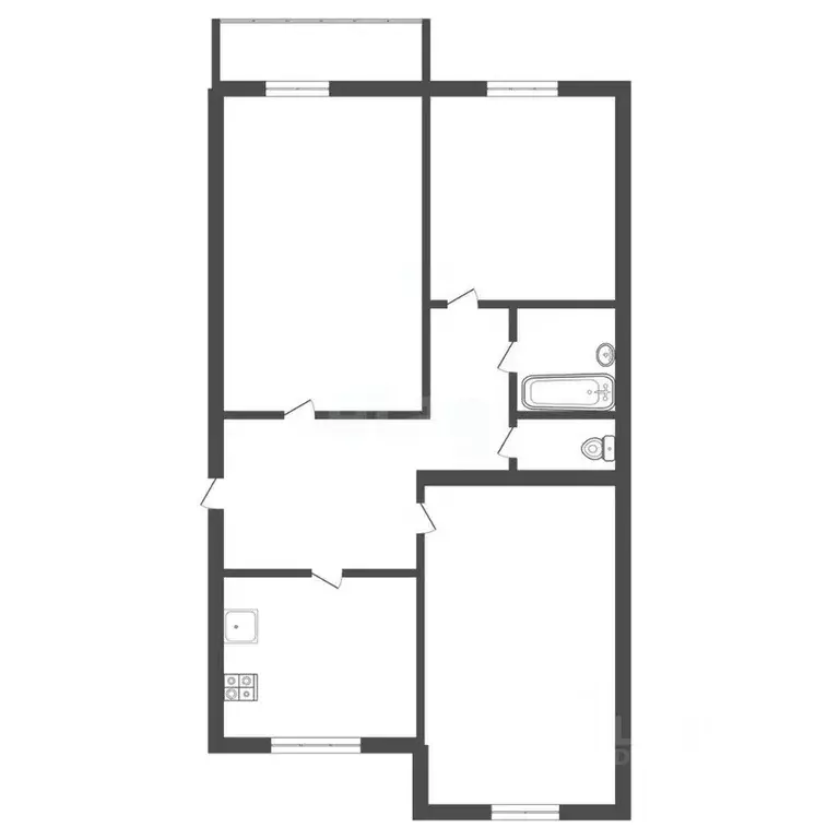 3-к кв. Тульская область, Богородицк Восточный мкр, 3 (63.8 м) - Фото 1