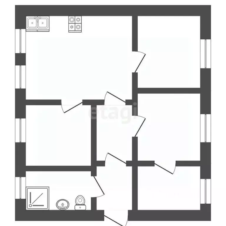 Дом в Костромская область, Нерехтский район, Пригородное с/пос, с. ... - Фото 2