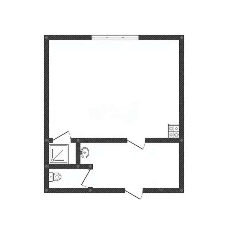 1-к кв. Курганская область, Курган Чернореченская ул., 91А (17.3 м) - Фото 2