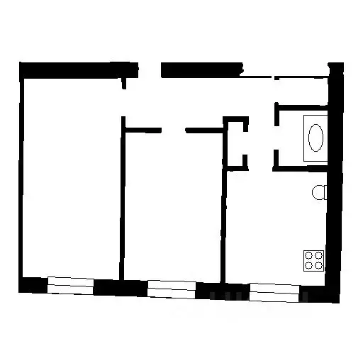 2-к кв. Санкт-Петербург 17-я Васильевского острова линия, 40 (48.2 м) - Фото 2