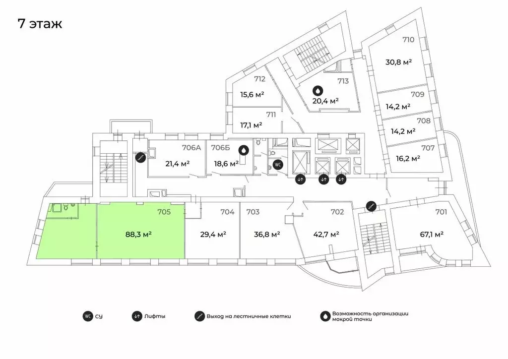 Офис (88.3 м) - Фото 2