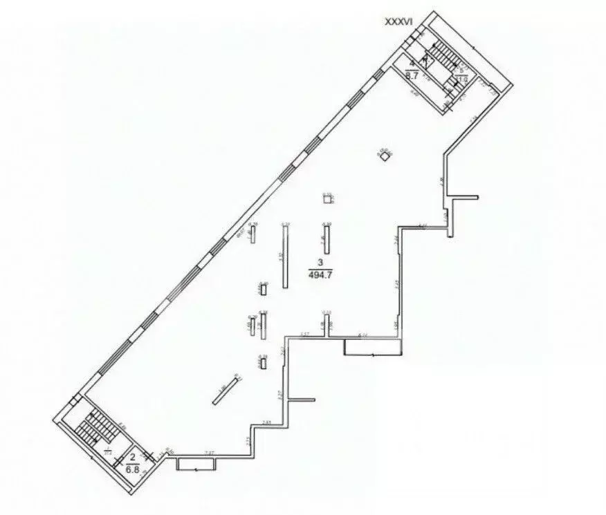 Торговая площадь в Москва Погонный проезд, 3А (516 м) - Фото 2