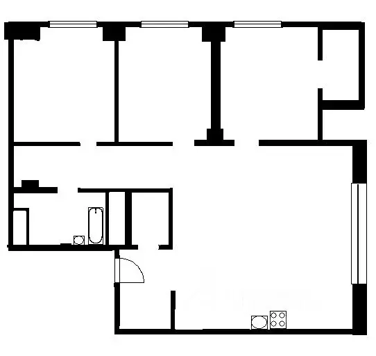 1-к кв. Санкт-Петербург Ленинский просп., 110К1 (32.4 м) - Фото 2