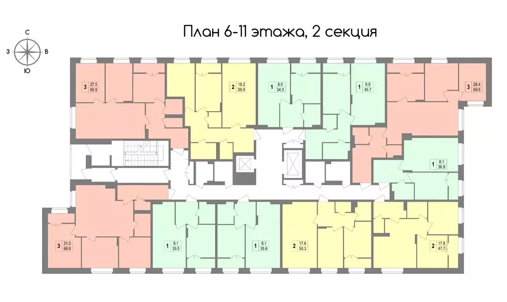 3-к кв. Тульская область, Тула пос. Скуратовский, пос. 2-й Западный, ... - Фото 1