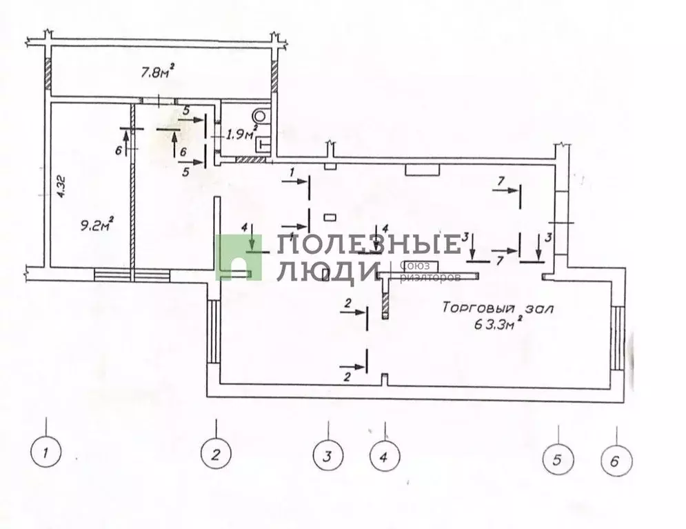 торговая площадь в алтайский край, барнаул балтийская ул, 55 (82 м) - Фото 1