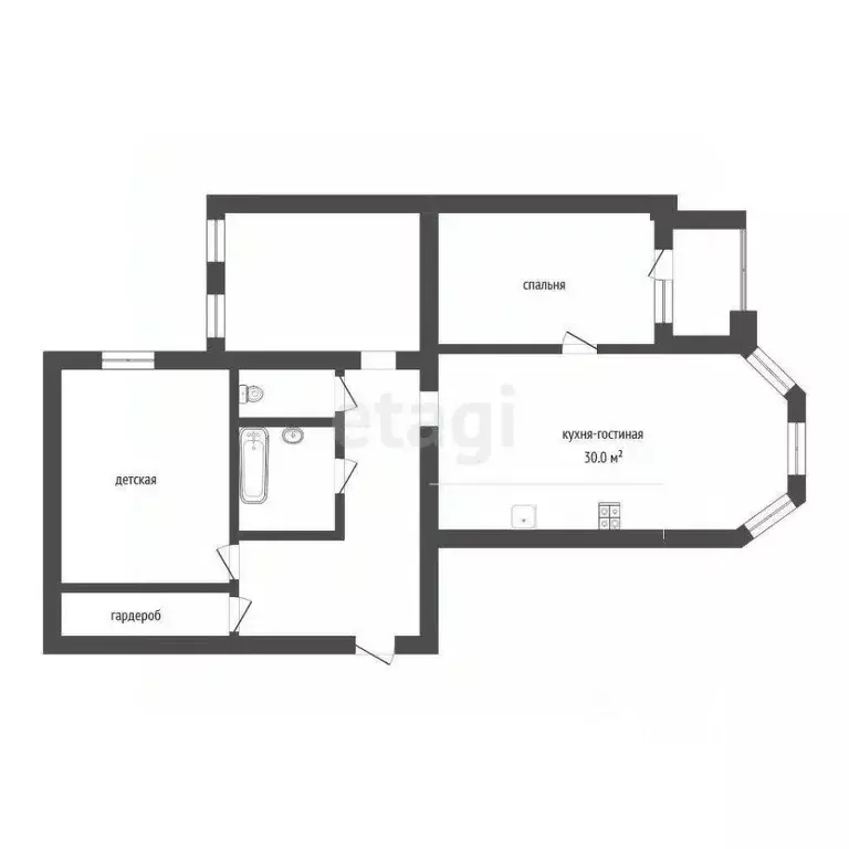 3-к кв. Тюменская область, Тюмень ул. Революции, 228 (92.6 м) - Фото 0