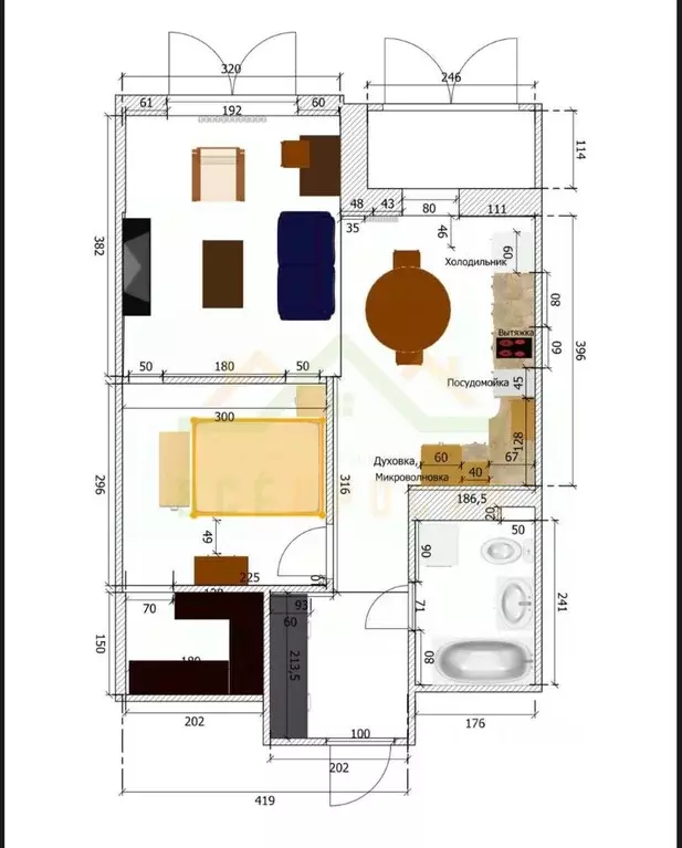 2-к кв. Московская область, Реутов Носовихинское ш., 27 (46.0 м) - Фото 2
