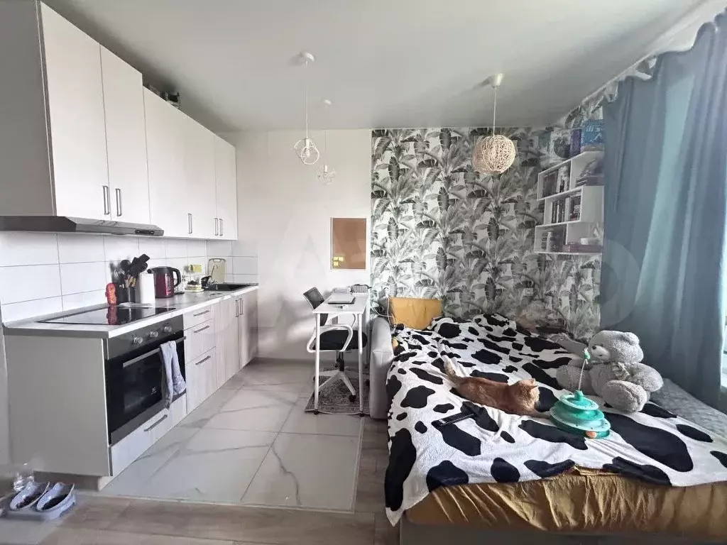 Квартира-студия, 25,3 м, 19/25 эт. - Фото 1
