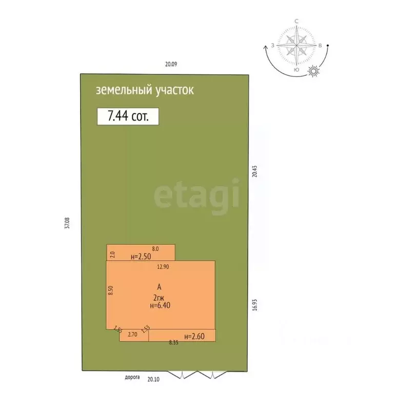 Дом в Ростовская область, Азовский район, Елизаветинское с/пос, ... - Фото 2