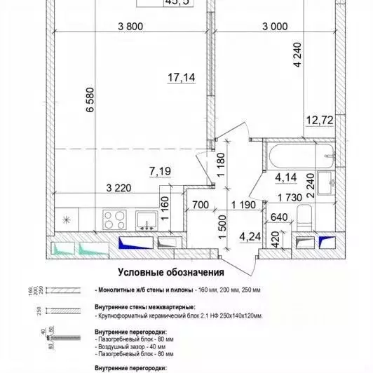 1-к кв. Кемеровская область, Кемерово ул. Сарыгина, 31 (45.5 м) - Фото 0