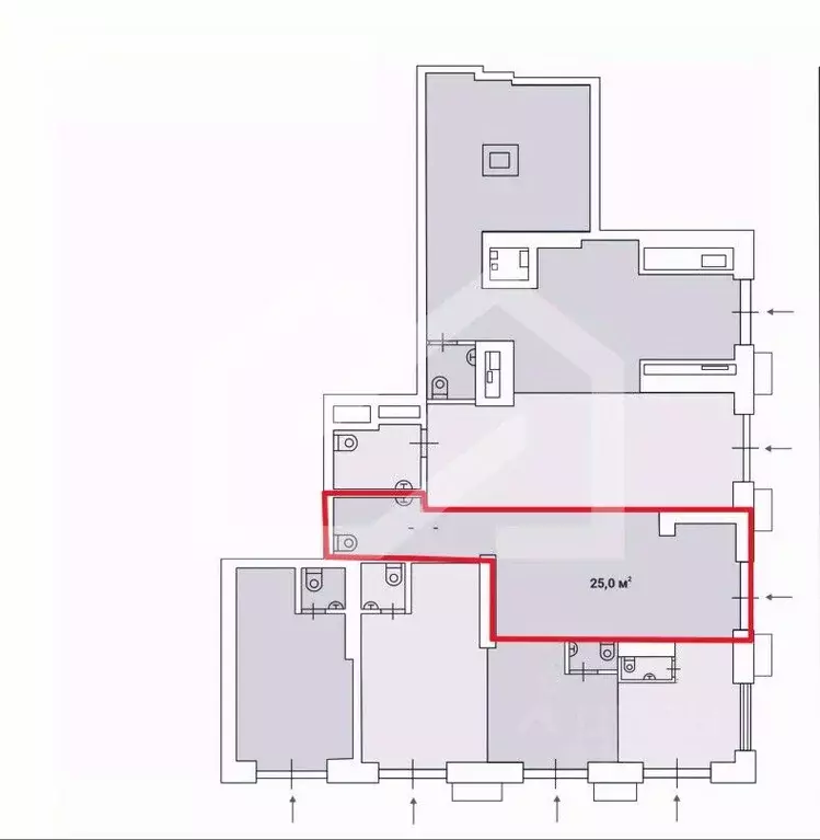 Помещение свободного назначения в Москва Дмитровское ш., вл89 (25 м) - Фото 2