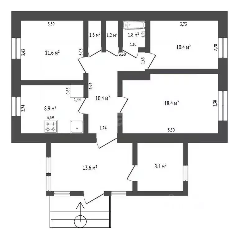 Дом в Амурская область, Благовещенский район, с. Марково Амурская ул., ... - Фото 2